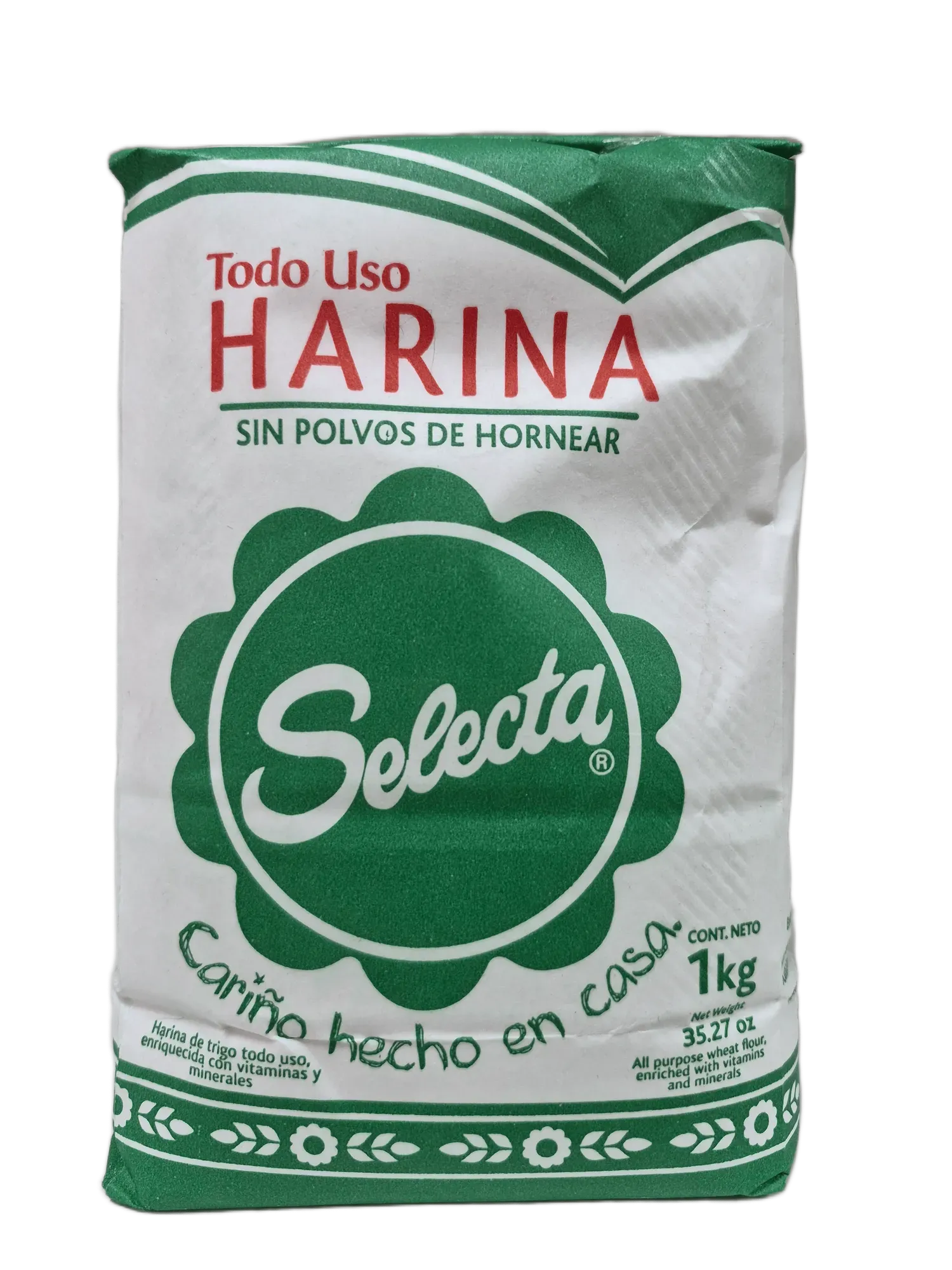 Harina Sin Polvos de Hornear