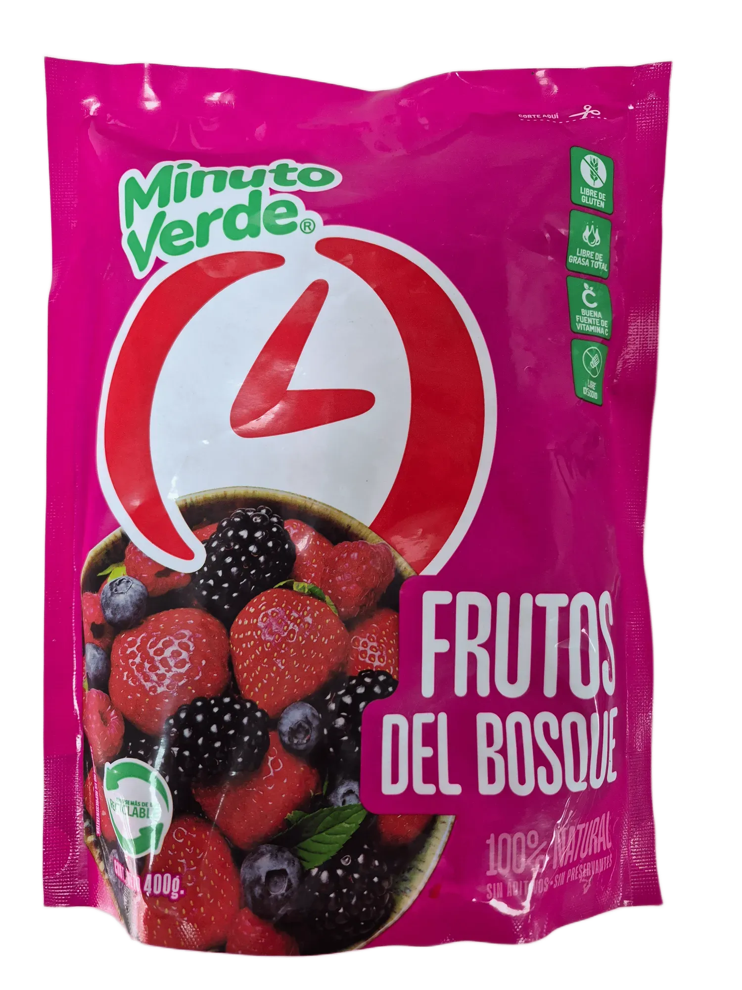 Frutos Del Bosque Minuto Verde 400g