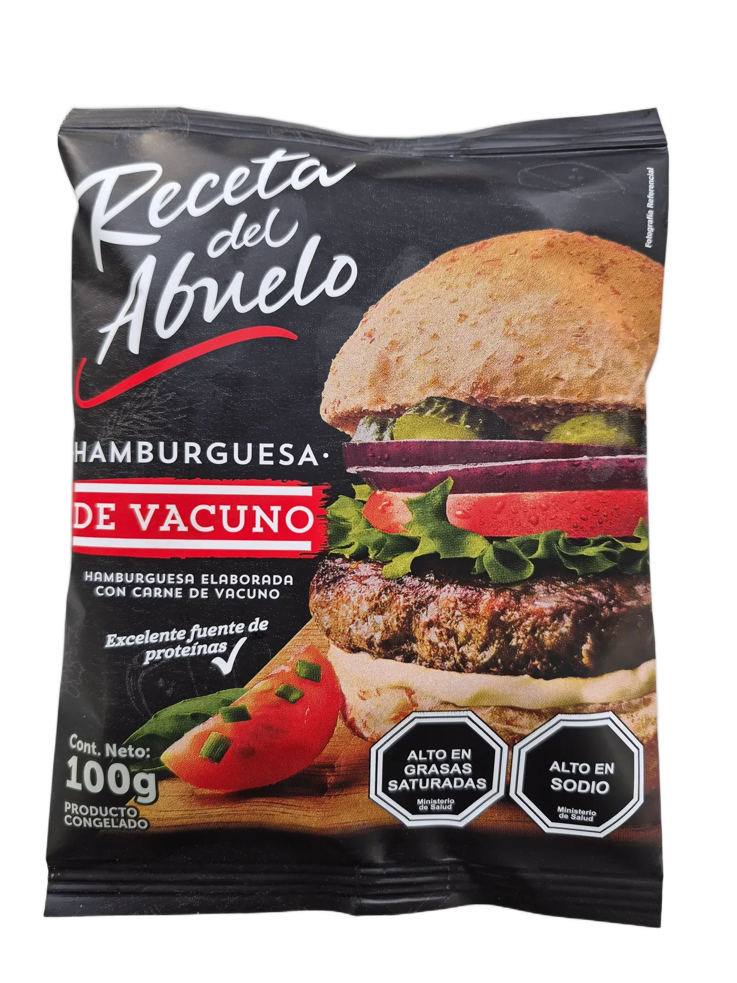 Hamburguesa de Vacuno 100g