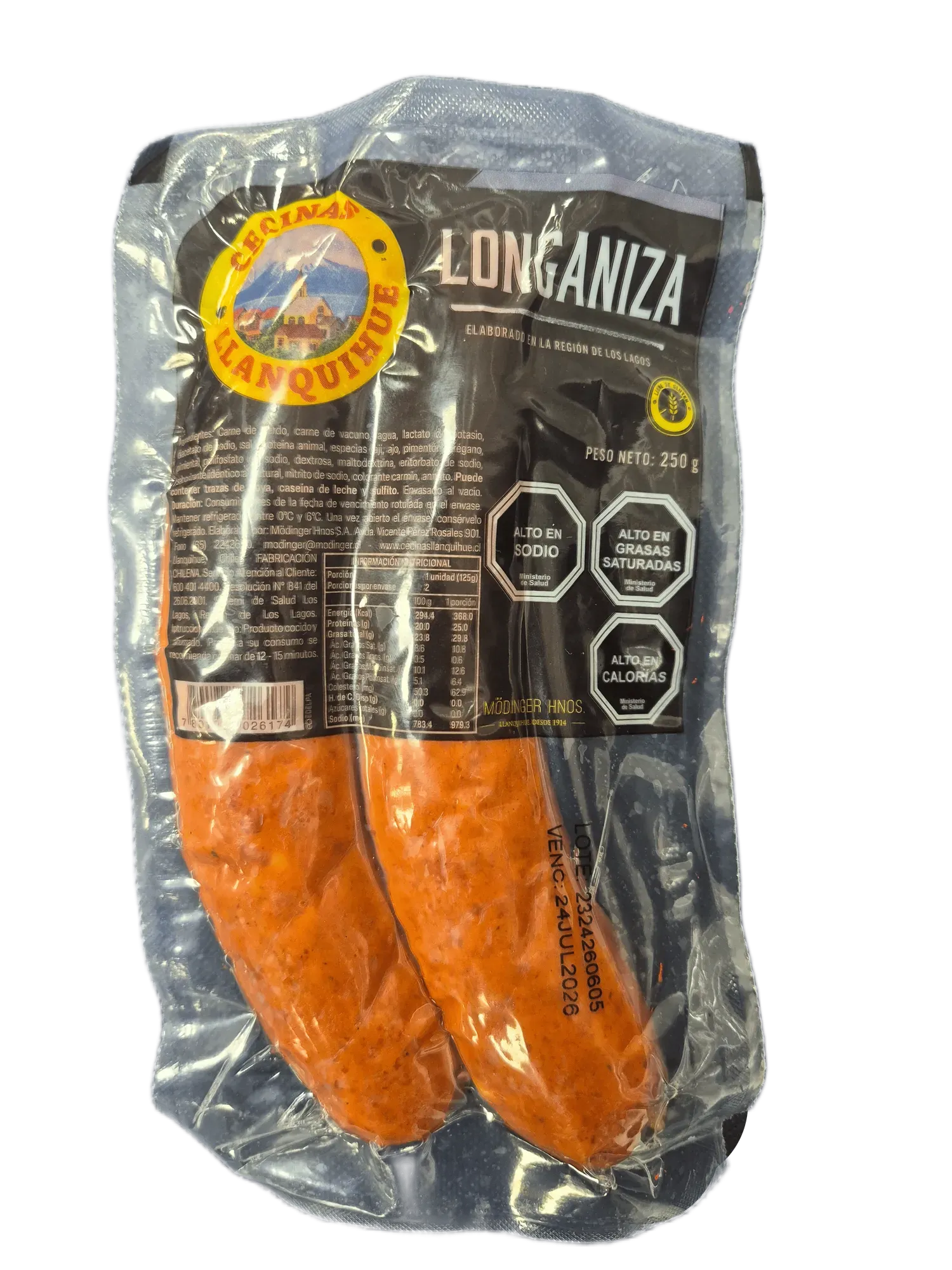 Longaniza Llanquihue 250g
